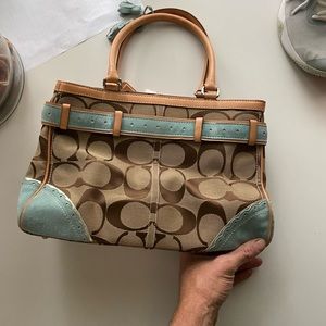 New authentic Coach purse and matching wallet